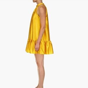 One33 Social Satin Jacquard Trapeze Minidress Size 8 - Statement Piece